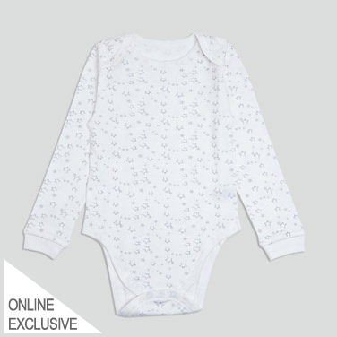 Unisex Long-Sleeved Bodysuit (3-14 Years)